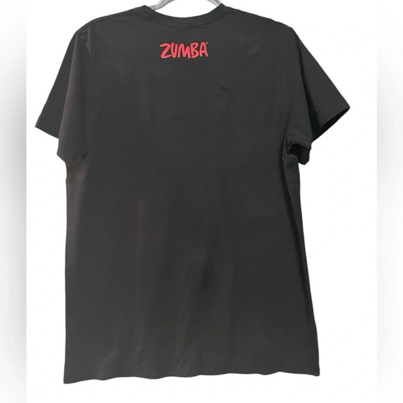 💃🏻 Made with Zumba®️ love black graphic tee, Size M/L, Unisex - Picture 2 of 5